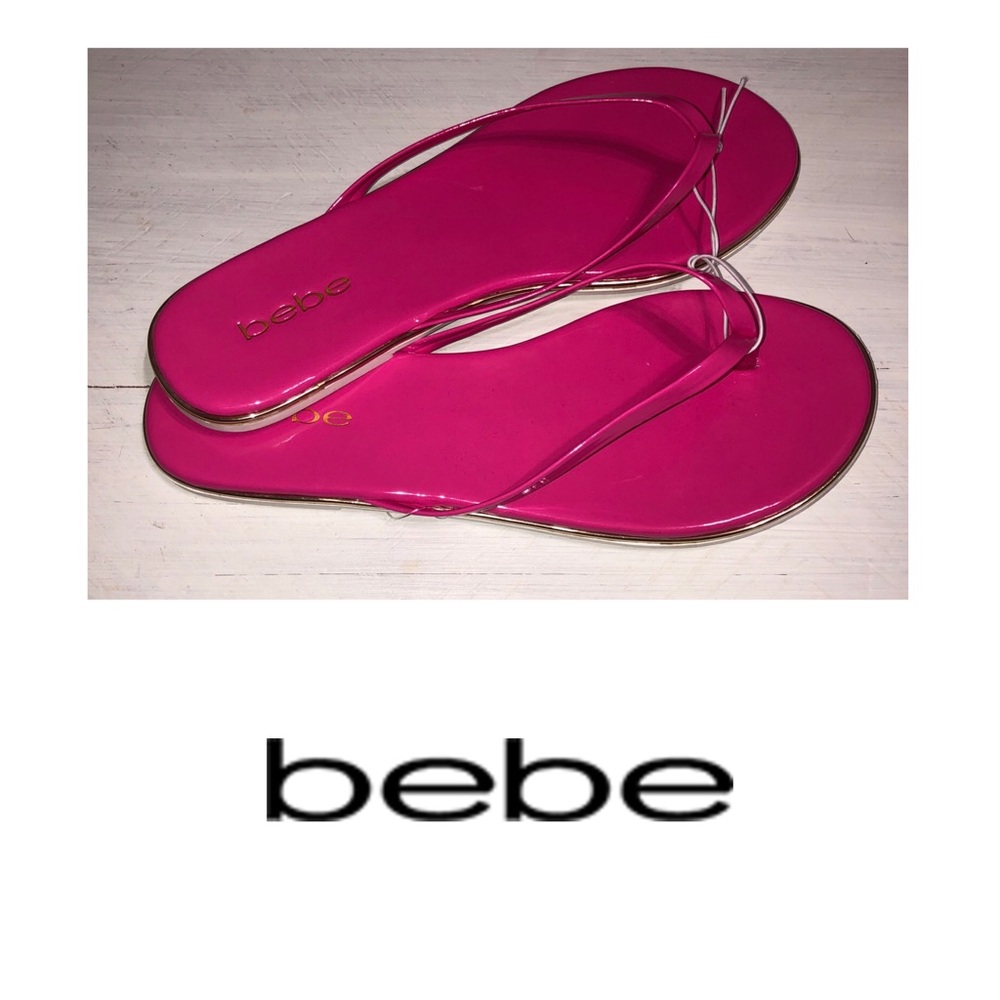 NEW!💖BEBE Ilistra Flip Flop Sandals, sz 7.5